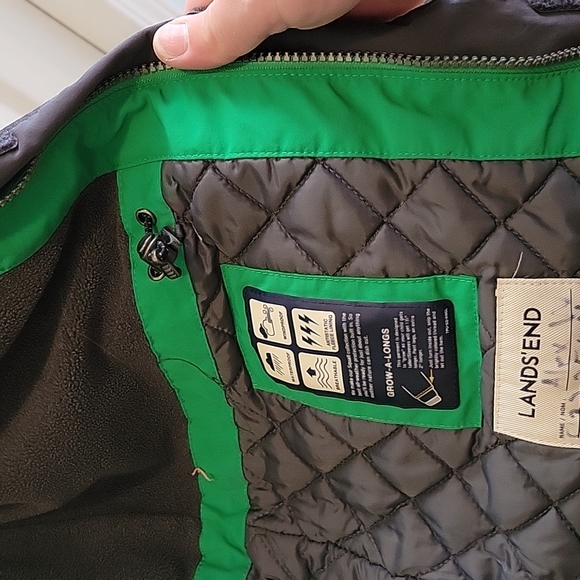 Lands End M Kids Size 10 12 Winter Ski Coat - Picture 3 of 8